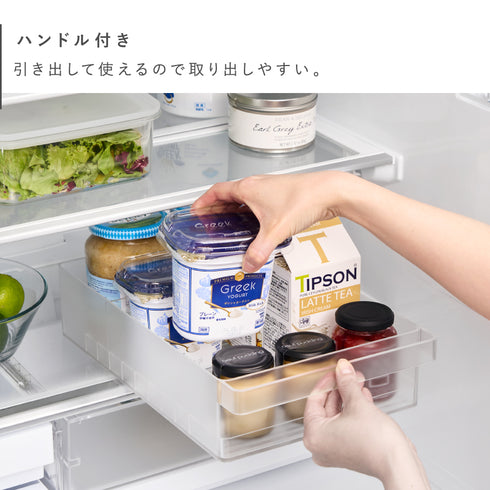 冷蔵庫中収納ケース 仕切り付き L タワー tower.|s4