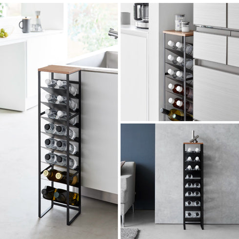 天板付きボトルストッカー 8段 タワー.|s11