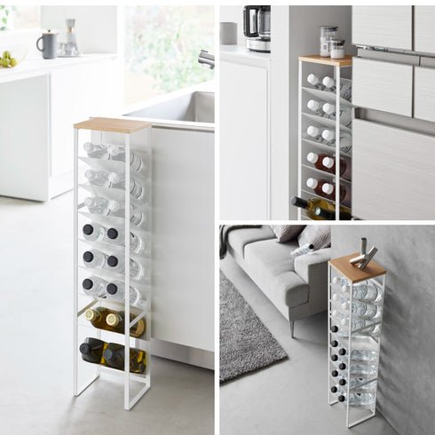 天板付きボトルストッカー 8段 タワー.|s9