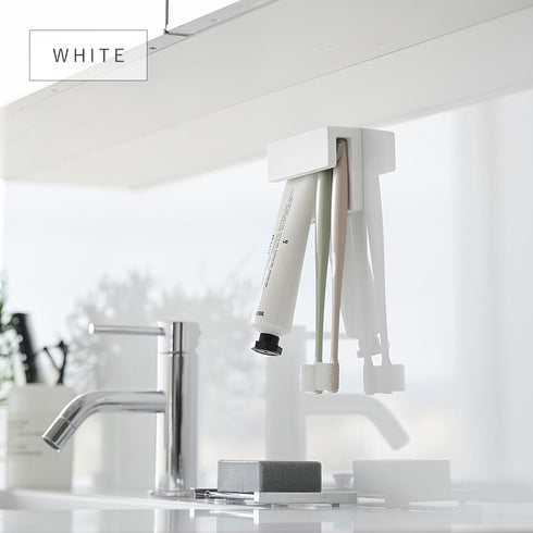 フィルムフック差し込み式歯ブラシ&チューブホルダー タワー W9.|s8