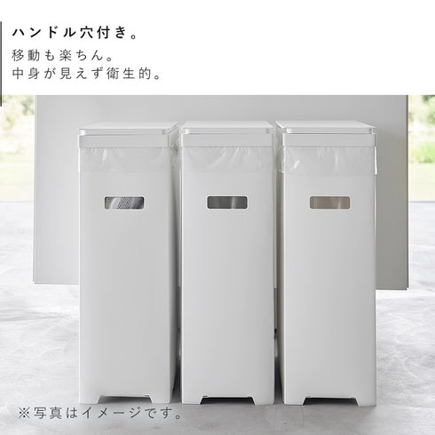 スリム蓋付きゴミ箱 タワー 横開きタイプ.|s6