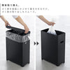 スリム蓋付きゴミ箱 タワー 横開きタイプ.|s5