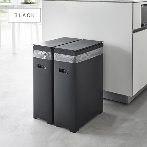 スリム蓋付きゴミ箱 タワー 横開きタイプ.|s10