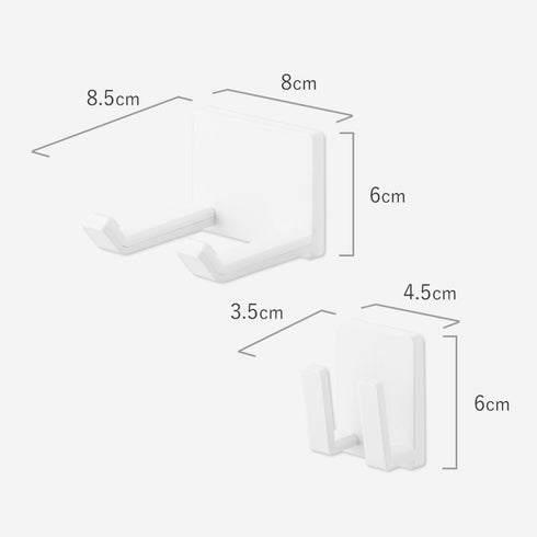 ドライヤー&コードホルダー ミスト 石こうボード壁対応 ホワイト.|s9