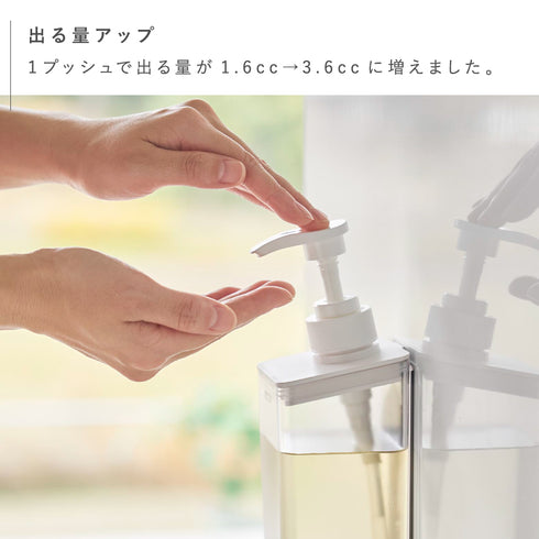 たっぷり洗剤が出るマグネットディスペンサー ミスト.|s4