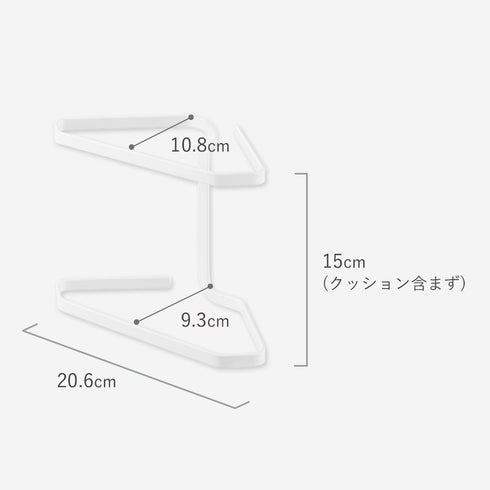 水切りネットが付けられる三角コーナー タワー.|s11