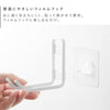 フィルムフックトイレ用品収納フック プレート.|s4