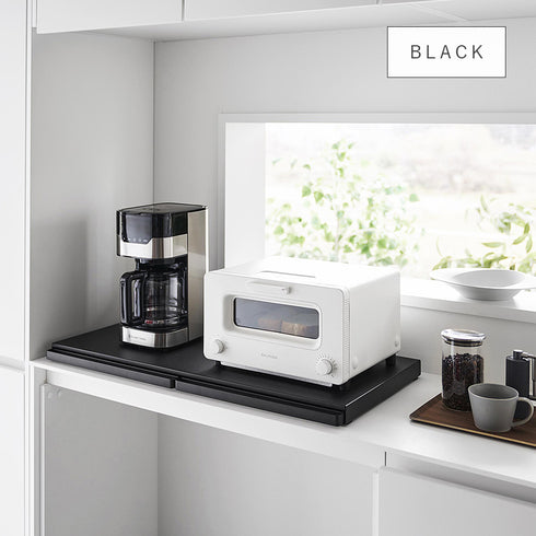 キッチン家電下スライドテーブル タワー W80.|s13