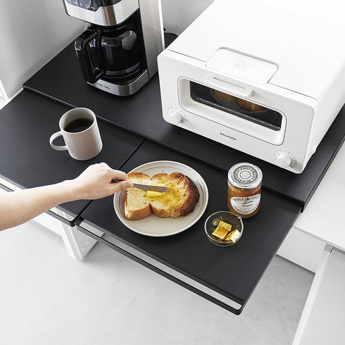 キッチン家電下スライドテーブル タワー W80.|s14