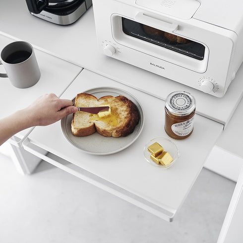 キッチン家電下スライドテーブル タワー W80.|s11