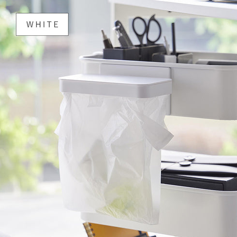 ワゴンに付けられるマグネット蓋付きポリ袋ホルダー.|s11