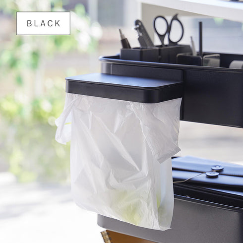 ワゴンに付けられるマグネット蓋付きポリ袋ホルダー.|s14