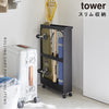 キャスター付き 長物収納スリムワゴン タワー.|s1