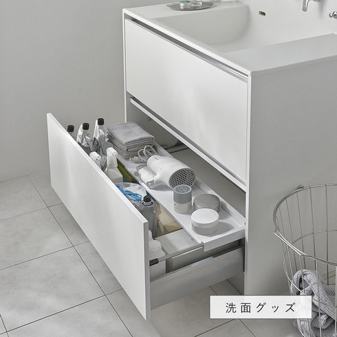 伸縮キッチン引き出し中ラック タワー ワイド.|s7