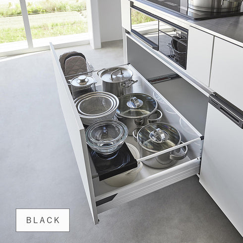 伸縮キッチン引き出し中ラック タワー ワイド.|s13