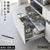 伸縮キッチン引き出し中ラック タワー ワイド.|m2