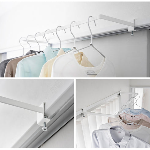 室内物干しハンガー タワー 奥行きワイド.|s9