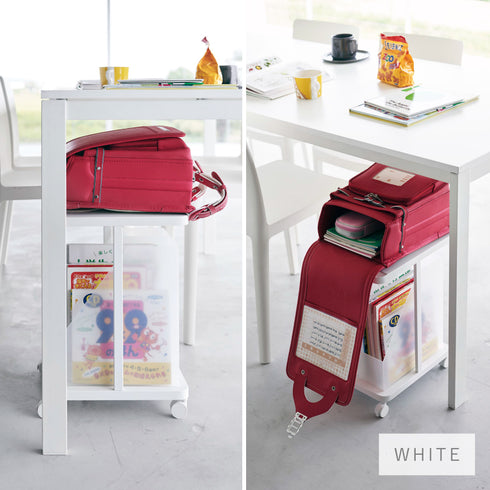 ランドセル収納ラック キャスター付き 2段 タワー.|s9