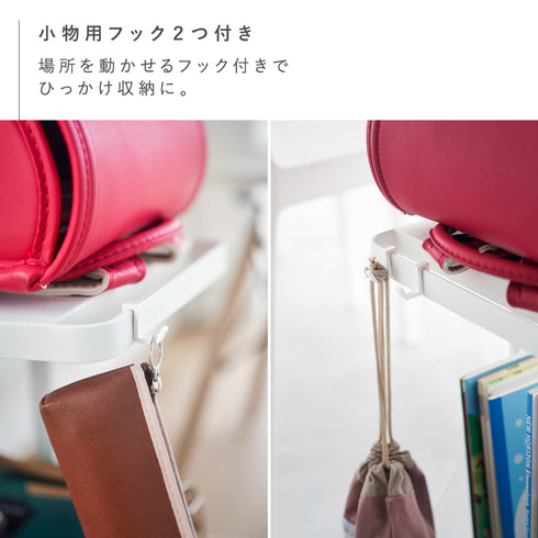ランドセル収納ラック キャスター付き 2段 タワー.|s5