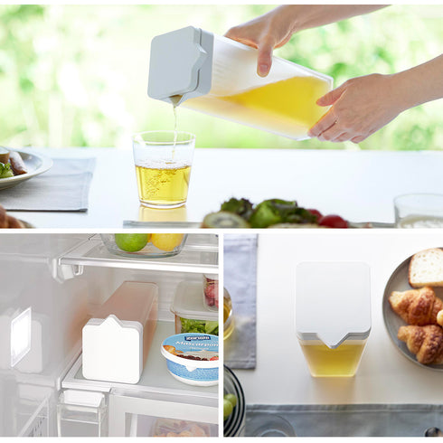 倒して置ける冷水筒 タワー ティーバック入れ付き.|s8