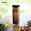 倒して置ける冷水筒 タワー tower ティーバック入れ付き.|s1