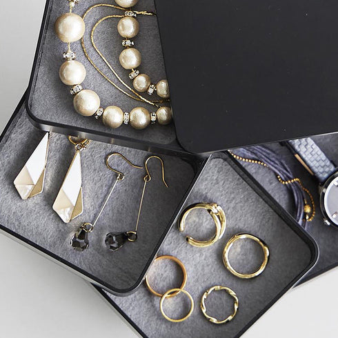 アクセサリートレー タワー 4段 スクエア.|s14