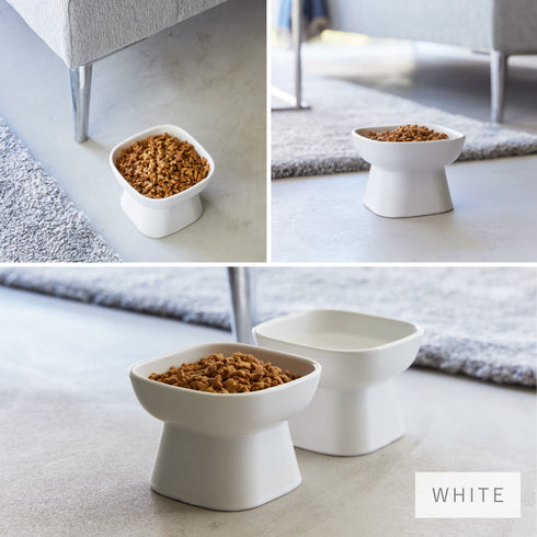 食べやすい高さ陶器ペットフードボウル タワー トール.|s7