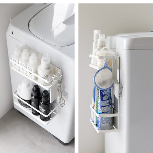 洗濯機横マグネット収納ラック タワー 2段.|s8