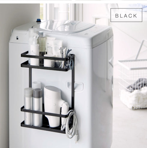 洗濯機横マグネット収納ラック タワー 2段.|s9