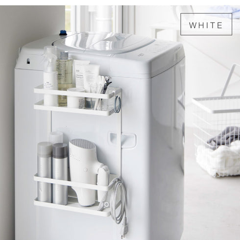 洗濯機横マグネット収納ラック タワー 2段.|s7