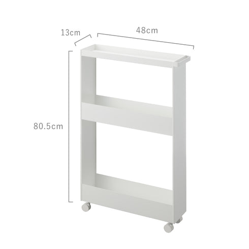 キャスター付きスリムワゴン 3段 タワー.|s13
