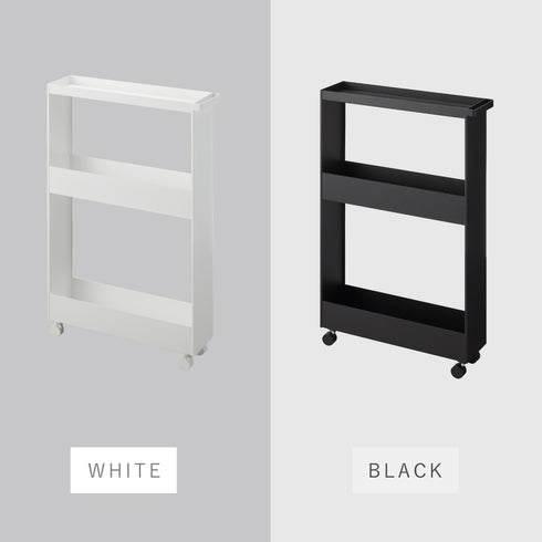 キャスター付きスリムワゴン 3段 タワー.|s14