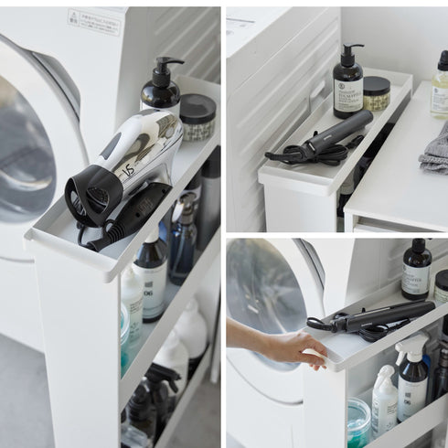 キャスター付きスリムワゴン 3段 タワー.|s10