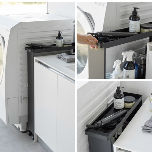 キャスター付きスリムワゴン 3段 タワー.|s12