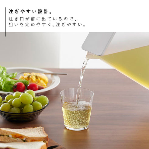 ハンドル付きスリム冷水筒 タワー.|s5