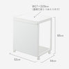 蓋付き目隠し分別ダストワゴン タワー45L 2分別.|s19