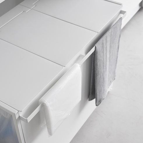 蓋付き目隠し分別ダストワゴン タワー tower45L 3分別.|s11