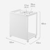 目隠し分別ダストワゴン タワー 45L 2分別.|s18