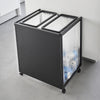 目隠し分別ダストワゴン タワー 45L 2分別.|s16