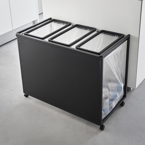 目隠し分別ダストワゴン タワー 45L 3分別.|s16