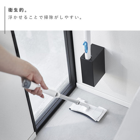ウォール流せるトイレブラシホルダー タワー 石こうボード壁対応.|s7