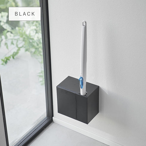 ウォール流せるトイレブラシ&替えブラシホルダー タワー 石こうボード壁対応.|s14