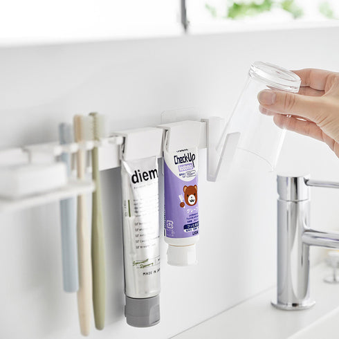 フィルムフック歯ブラシ&歯磨き用品収納セット タワー.|s11
