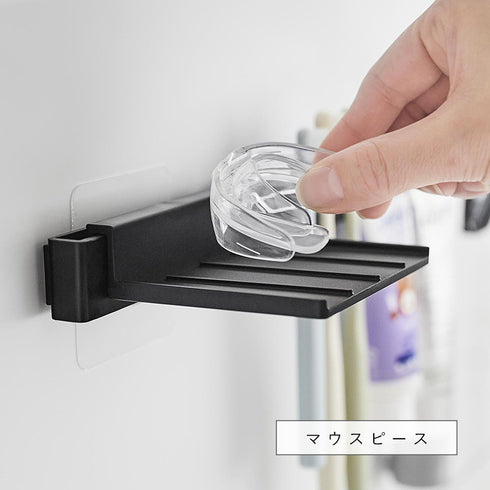 フィルムフック歯ブラシ&歯磨き用品収納セット タワー.|s9