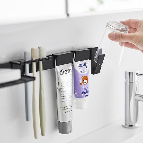 フィルムフック歯ブラシ&歯磨き用品収納セット タワー.|s14