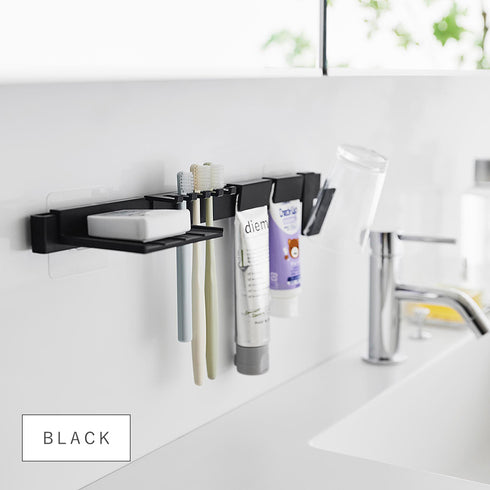 フィルムフック歯ブラシ&歯磨き用品収納セット タワー.|s13