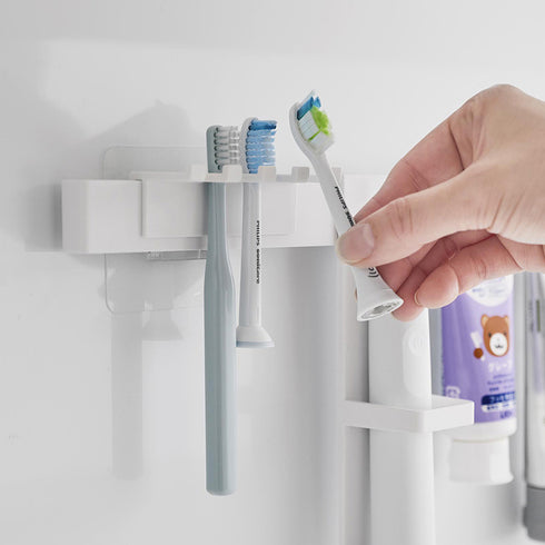 フィルムフック電動歯ブラシ&歯磨き用品収納セット タワー.|s6