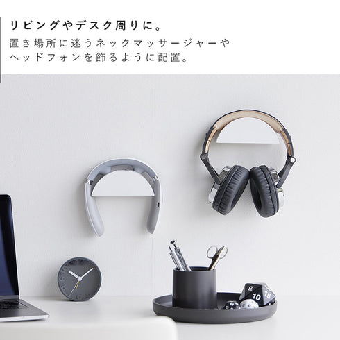 ウォールカチューシャ&帽子ホルダー タワー 2個組 石こうボード壁対応.|s6