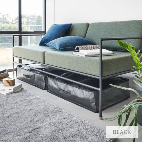 ポリエチレンシート ソファ&ベッド下収納ケース 2個組 タワー.|s11