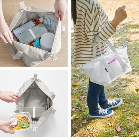 スーパー・コンビニ弁当がそのまま入る洗えるお弁当バッグ タワー.|s10